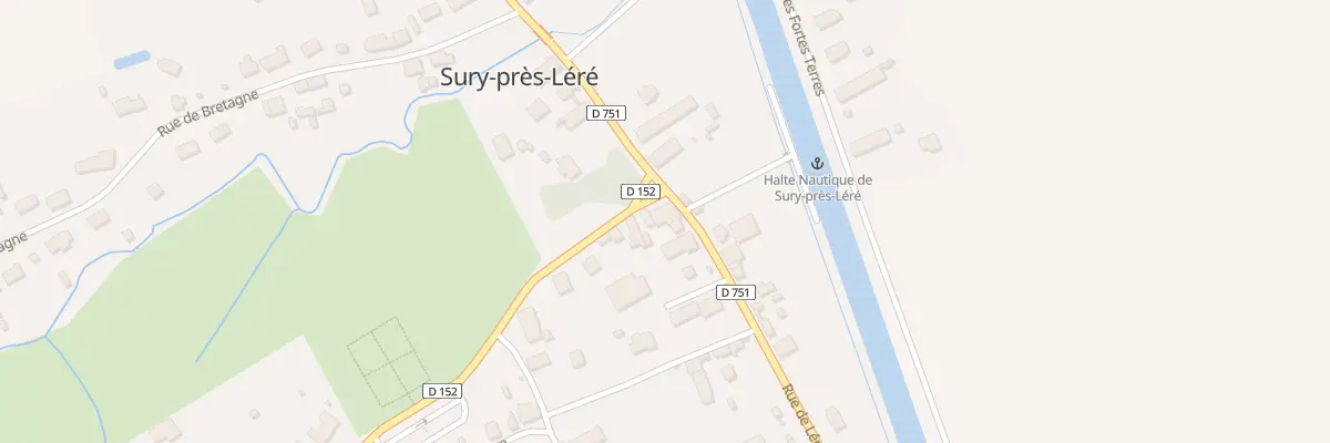 Plan du 1 Rte de Savigny à Sury-près-Léré