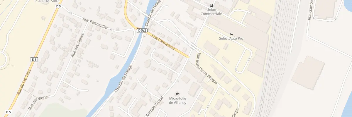 Plan du 48B Rue Aristide Briand à Villenoy