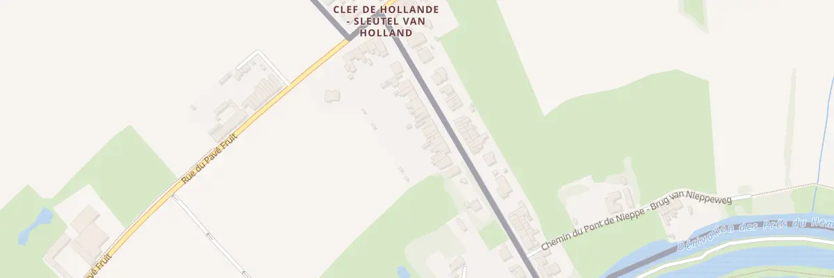 Plan du 136 Rue de la Clef d’Hollande à Nieppe