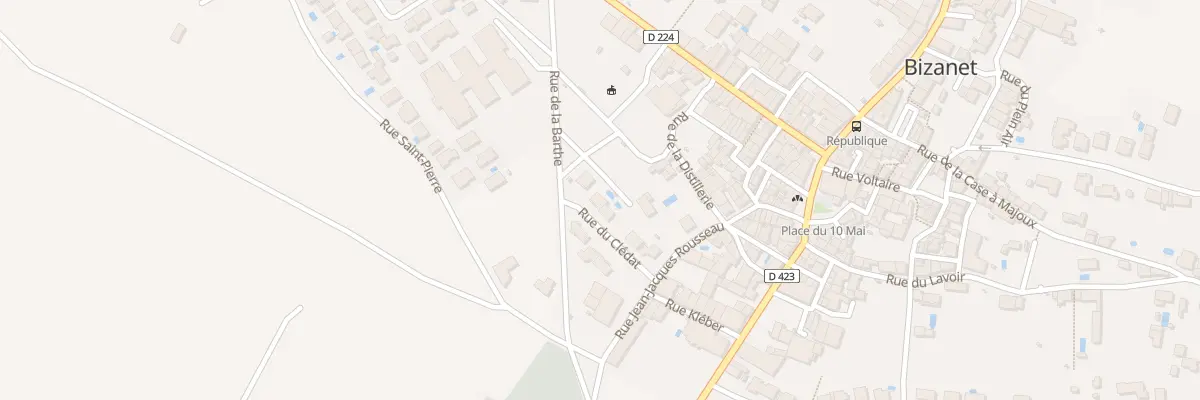 Plan du 10 Rue du Clédat à Bizanet