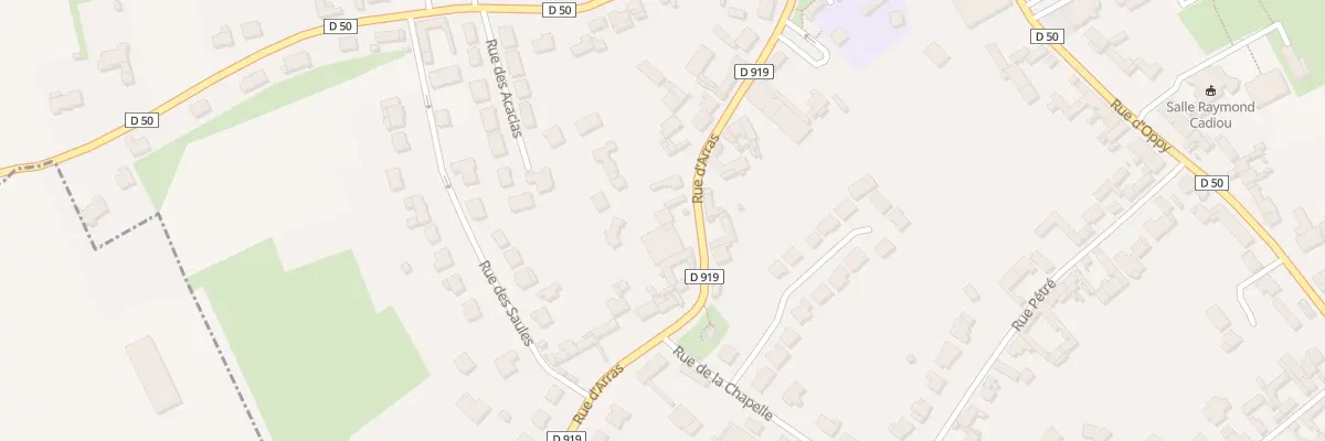 Plan du 29 Rue d’Arras à Arleux-en-Gohelle