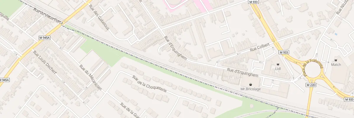 Plan du 81 Rue d’Erquinghem à Armentières