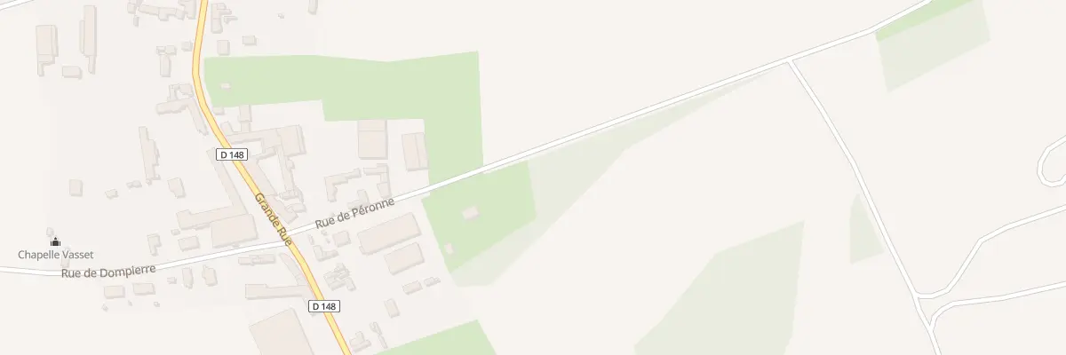 Plan du 8 Rue de Péronne à Flaucourt