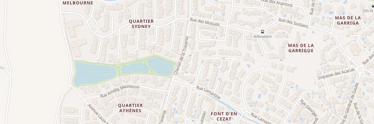Plan du 25 Che de la Traverse à Pollestres