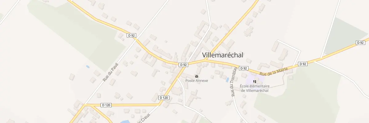Plan du 1 Rue des Tournelles à Villemaréchal