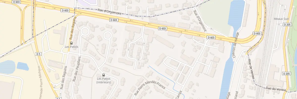 Plan du 23 Rue Benjamin Delessert à Villenoy