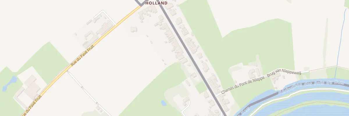 Plan du 166 Rue de la Clef d’Hollande à Nieppe