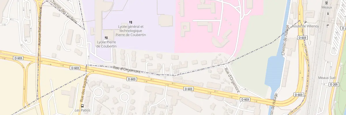 Plan du 20A Rue d’Orgemont à Meaux