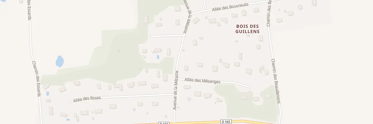 Plan du 114 All des Mésanges à Saint-Germain-des-Prés