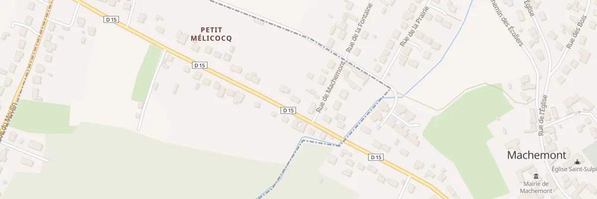 Plan du 423 Rue du Petit Mélicocq à Mélicocq