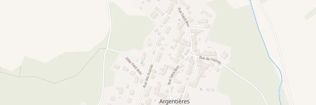 Plan du 11 Rue des Acacias à Argentières