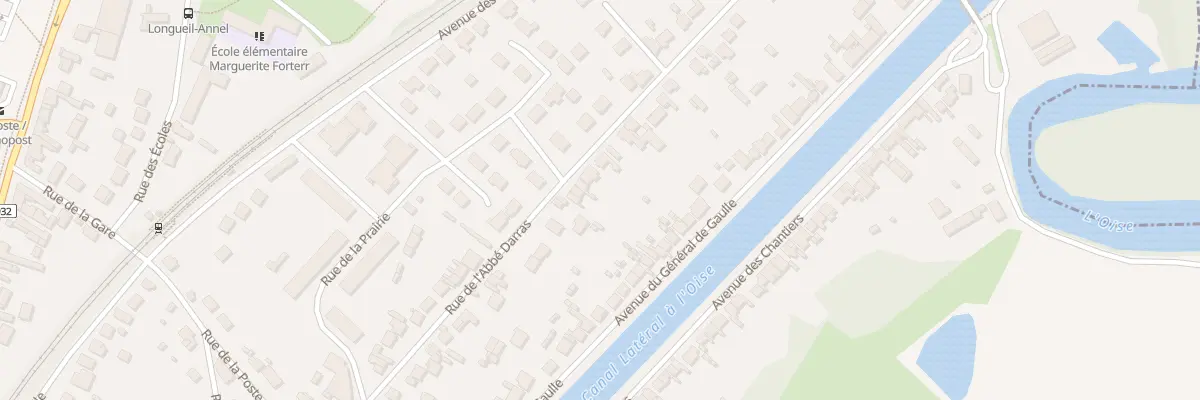 Plan du 53 Rue de l’Abbé Darras à Longueil-Annel