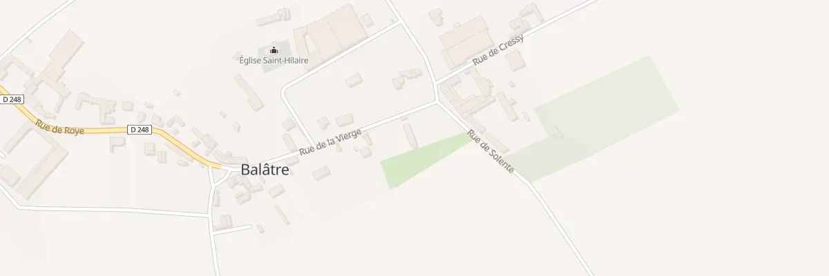 Plan du 12 Rue de la Vierge à Balâtre
