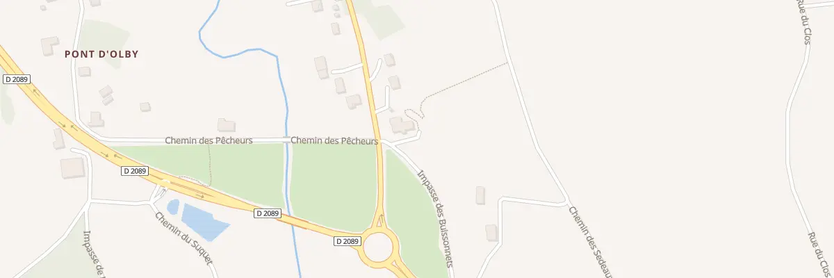 Plan du 5191 Le Buissonnet Est à Olby