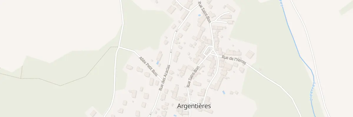 Plan du 13 Rue des Acacias à Argentières