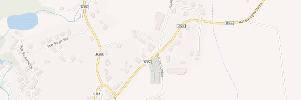 Plan du 5 Rte de Confolens à Olby