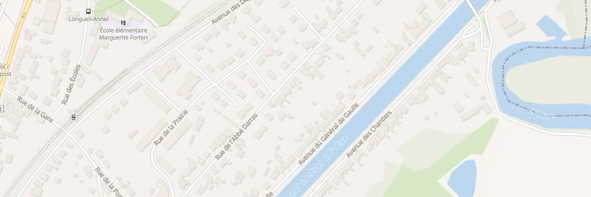 Plan du 55 Rue de l’Abbé Darras à Longueil-Annel