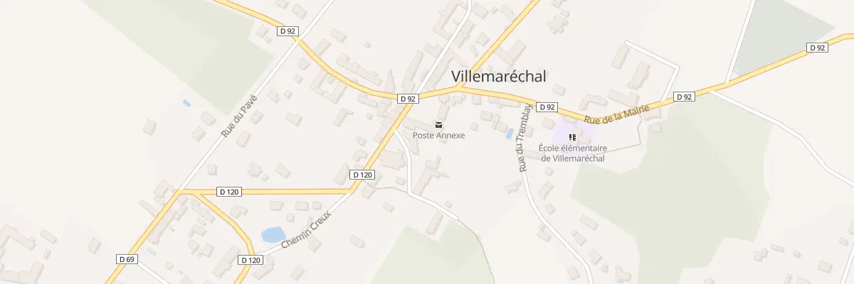 Plan du 5 Rue de la Patoue à Villemaréchal