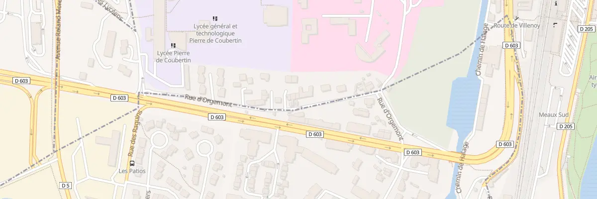 Plan du 14 Rue d’Orgemont à Meaux