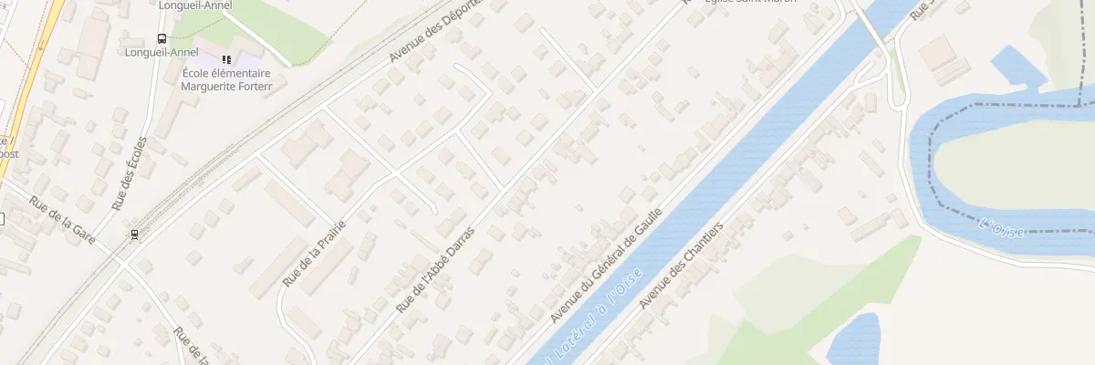 Plan du 57 Rue de l’Abbé Darras à Longueil-Annel