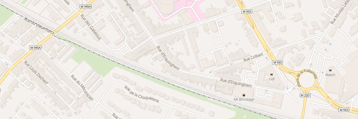 Plan du 62 Rue d’Erquinghem à Armentières