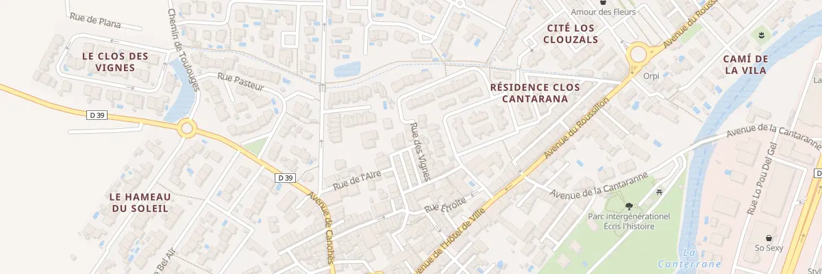 Plan du 1 Rue de l’Espérance à Pollestres