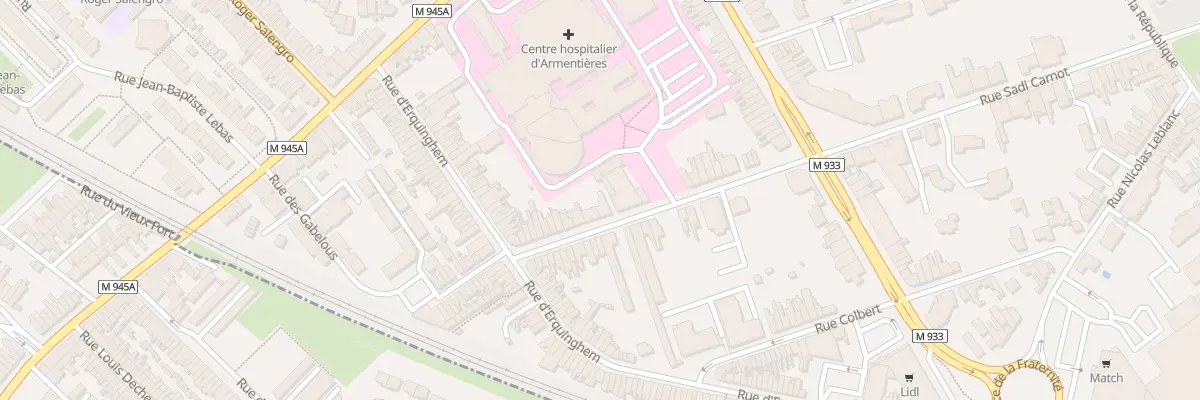 Plan du 122 Rue Sadi Carnot à Armentières