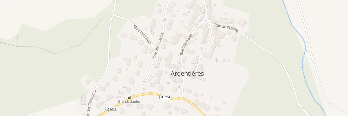 Plan du 34 Rue St Bon à Argentières