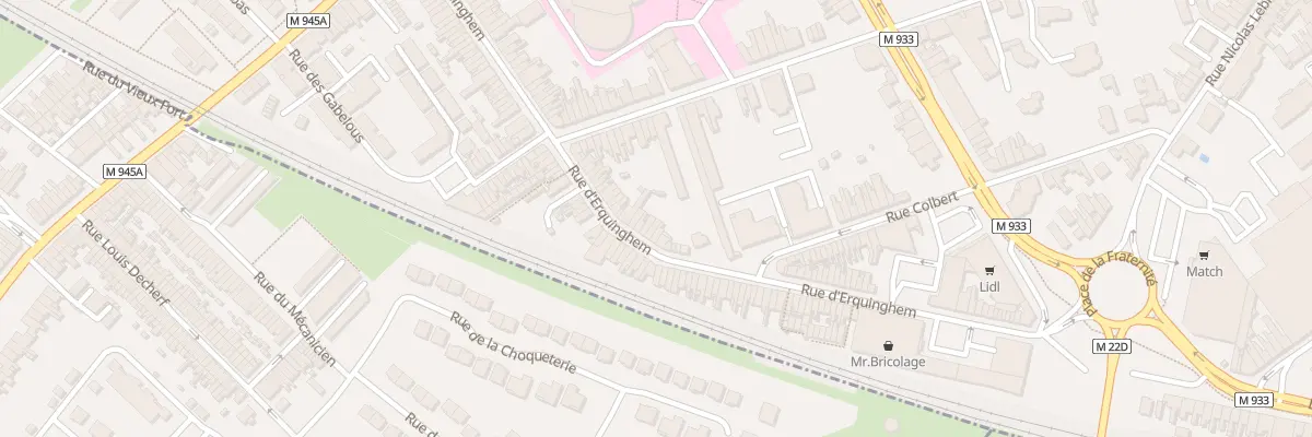 Plan du 60 Rue d’Erquinghem à Armentières