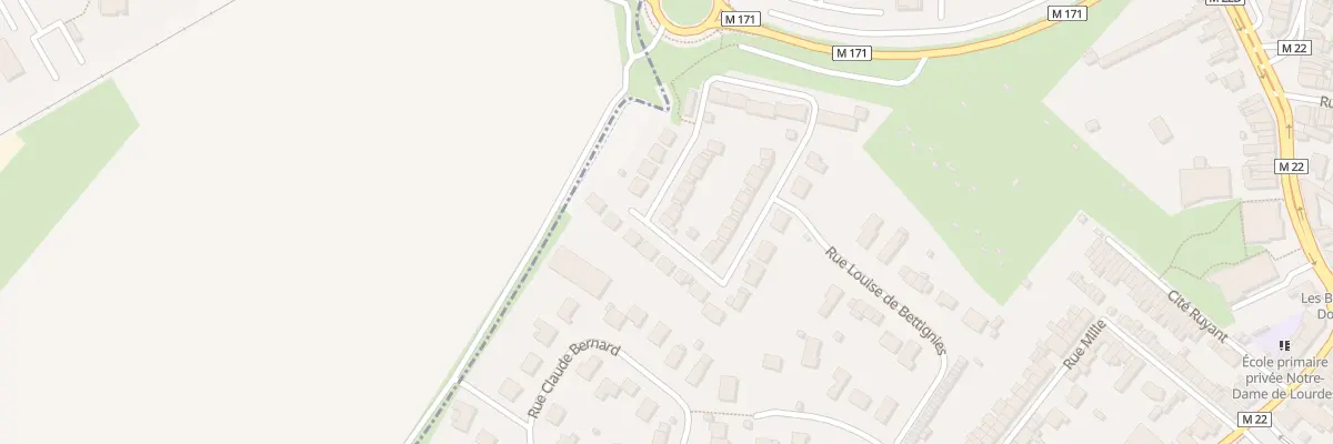 Plan du 20 Rue Marguerite Yourcenar à La Chapelle-d’Armentières