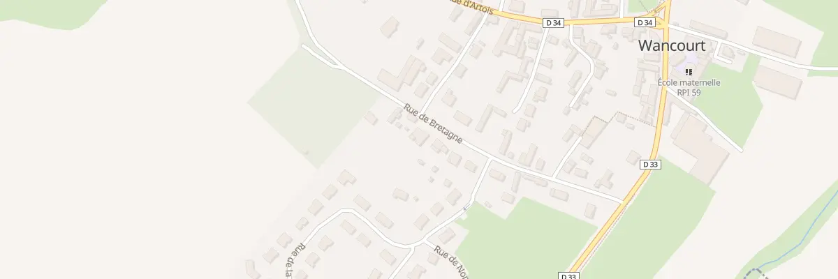 Plan du 13B Rue de Bretagne à Wancourt