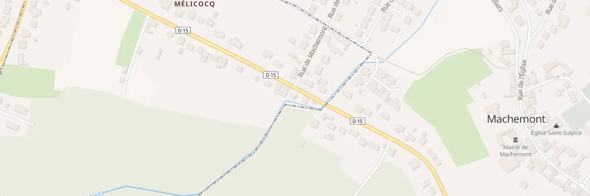 Plan du 460 Rue du Petit Mélicocq à Mélicocq