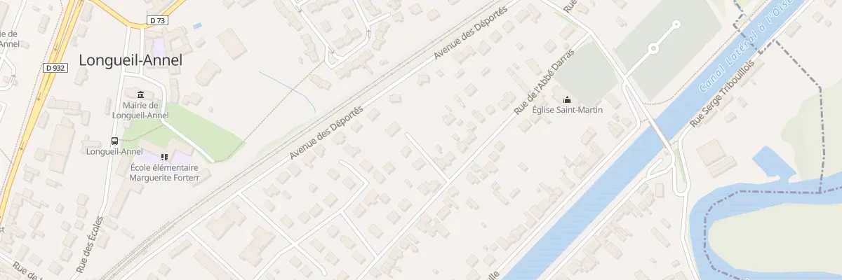Plan du 80 Rue de l’Abbé Darras à Longueil-Annel