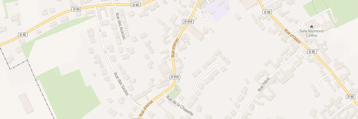 Plan du 14 Rue d’Arras à Arleux-en-Gohelle