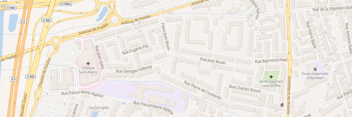 Plan du 49 Rue Jean Bouin à Perpignan