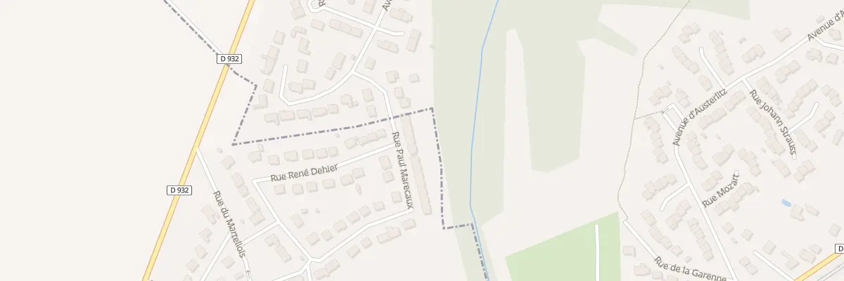 Plan du 36 Rue Paul Marecaux à Longueil-Annel
