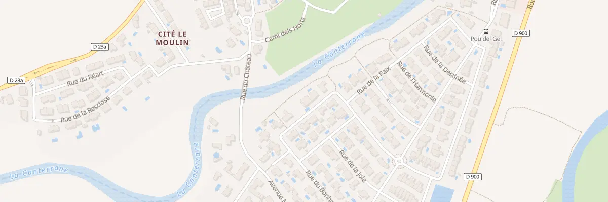 Plan du 6 Rue de la Tranquillité à Pollestres