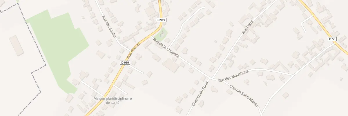 Plan du 1B Rue de la Chapelle à Arleux-en-Gohelle