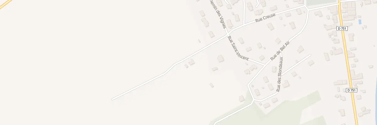 Plan du 10 Rue Creuse à Léré