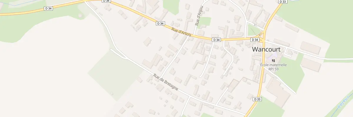 Plan du 3 Rue de Provence à Wancourt