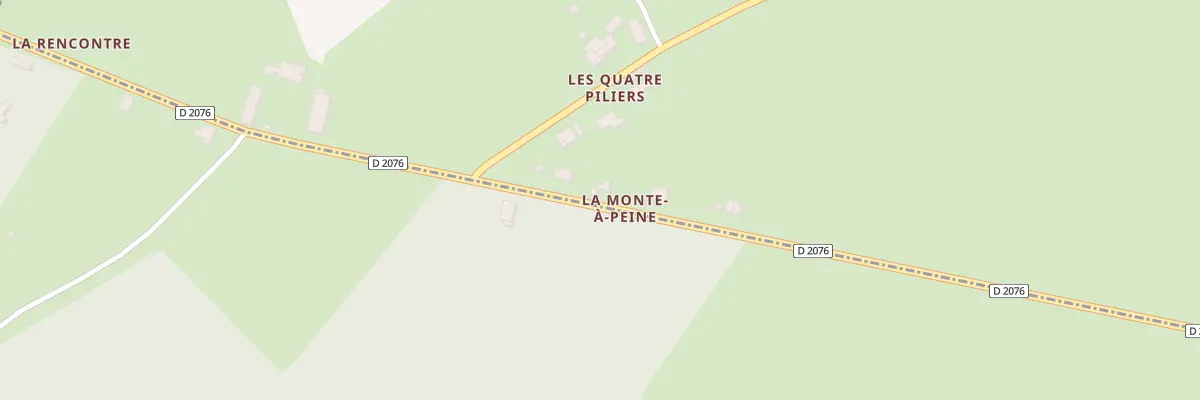 Plan du 3 La Monte à Peine à Vereaux