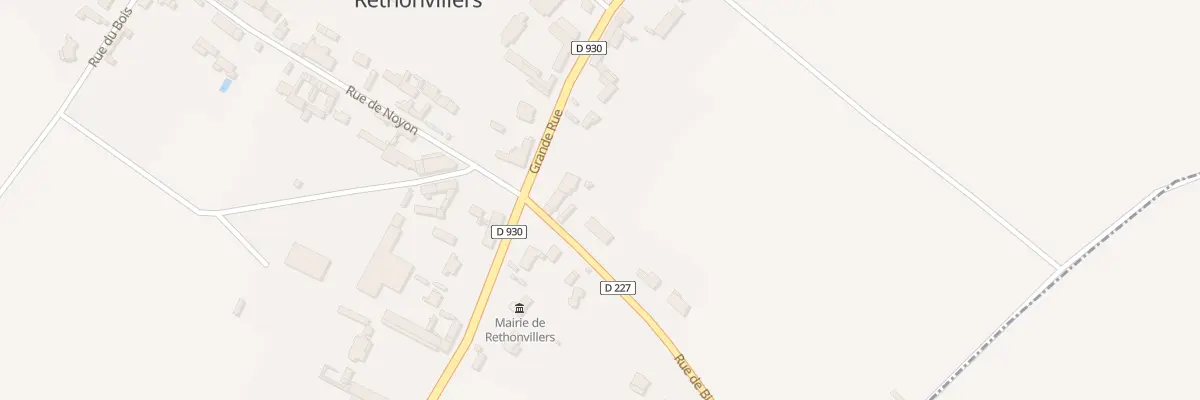 Plan du 13 Gr Grande Rue à Rethonvillers