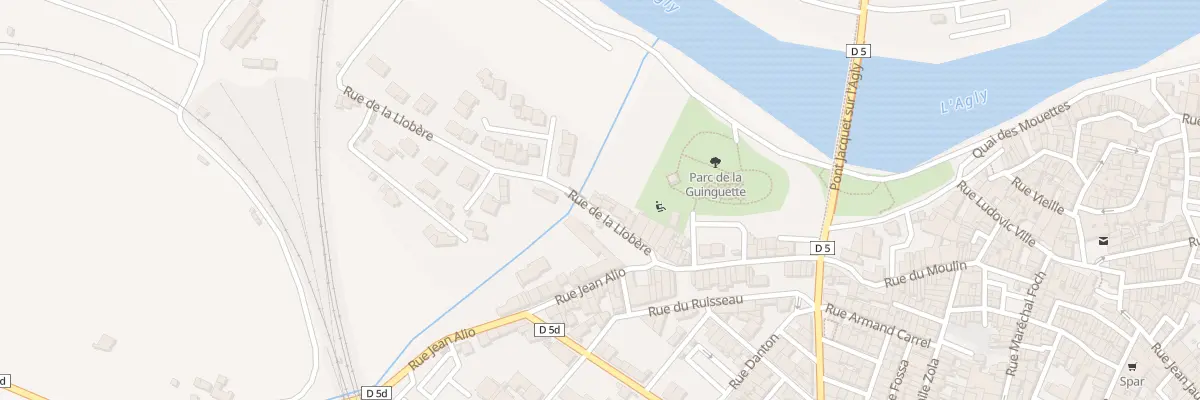 Plan du 8 Rue de la Llobère à Rivesaltes
