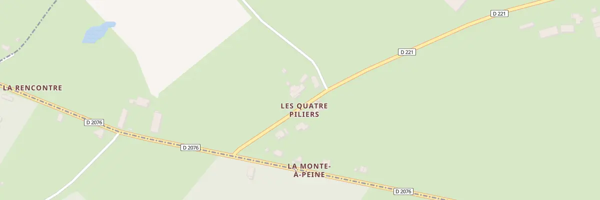 Plan du 4 Les Quatre Piliers à Vereaux
