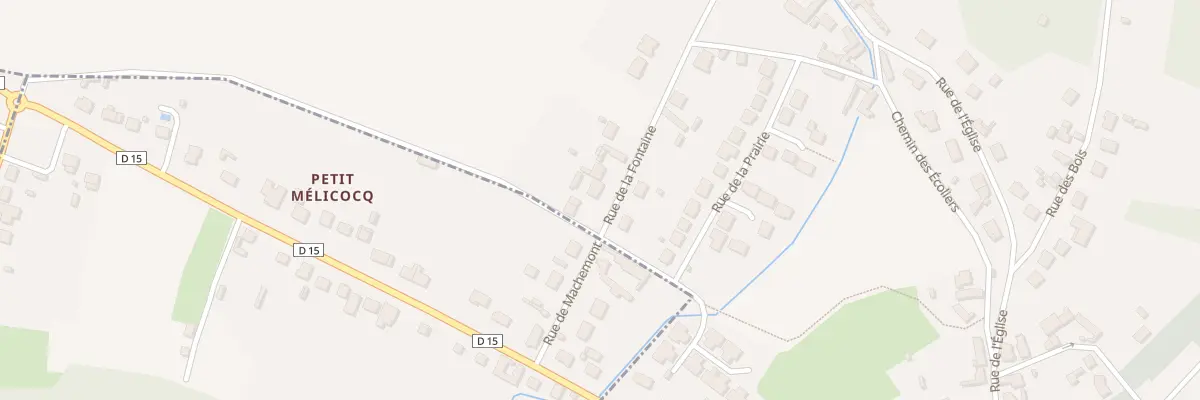 Plan du 18 Rue de la Fontaine à Machemont