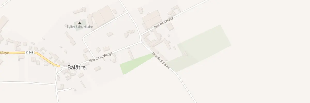 Plan du 3 Rue de Solente à Balâtre