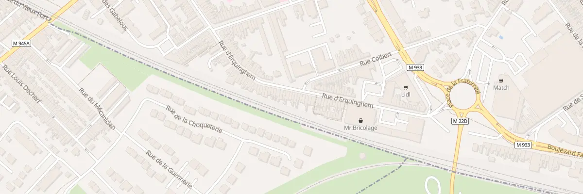 Plan du 45 Rue d’Erquinghem à Armentières