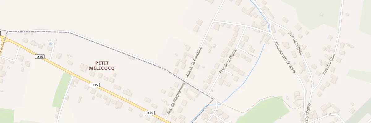 Plan du 16 Rue de la Fontaine à Machemont