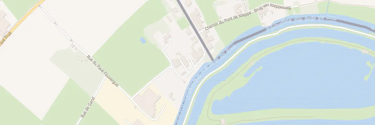 Plan du 15 Che des Jardiniers à Nieppe