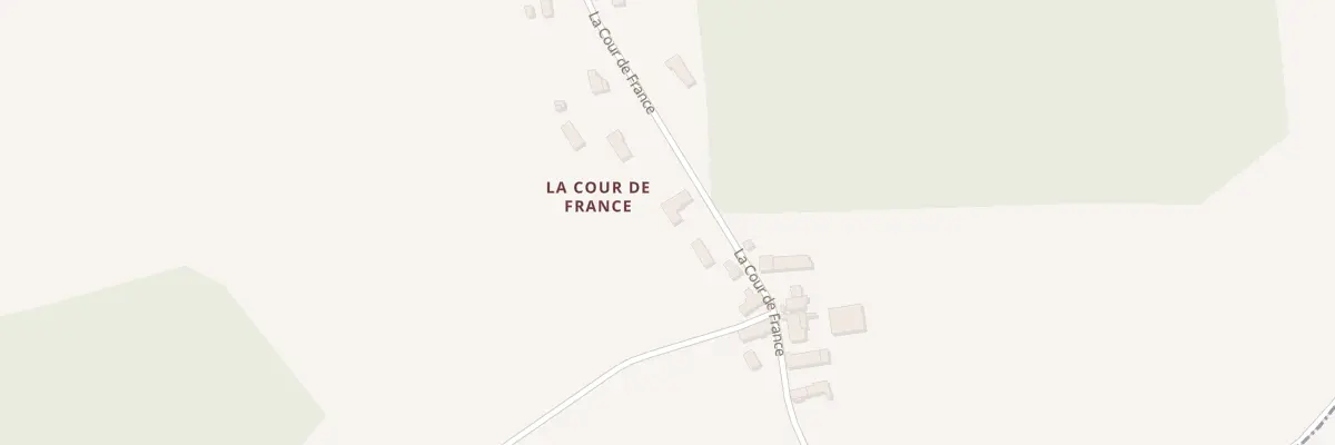 Plan du 5133 La Cour de France à Louzouer